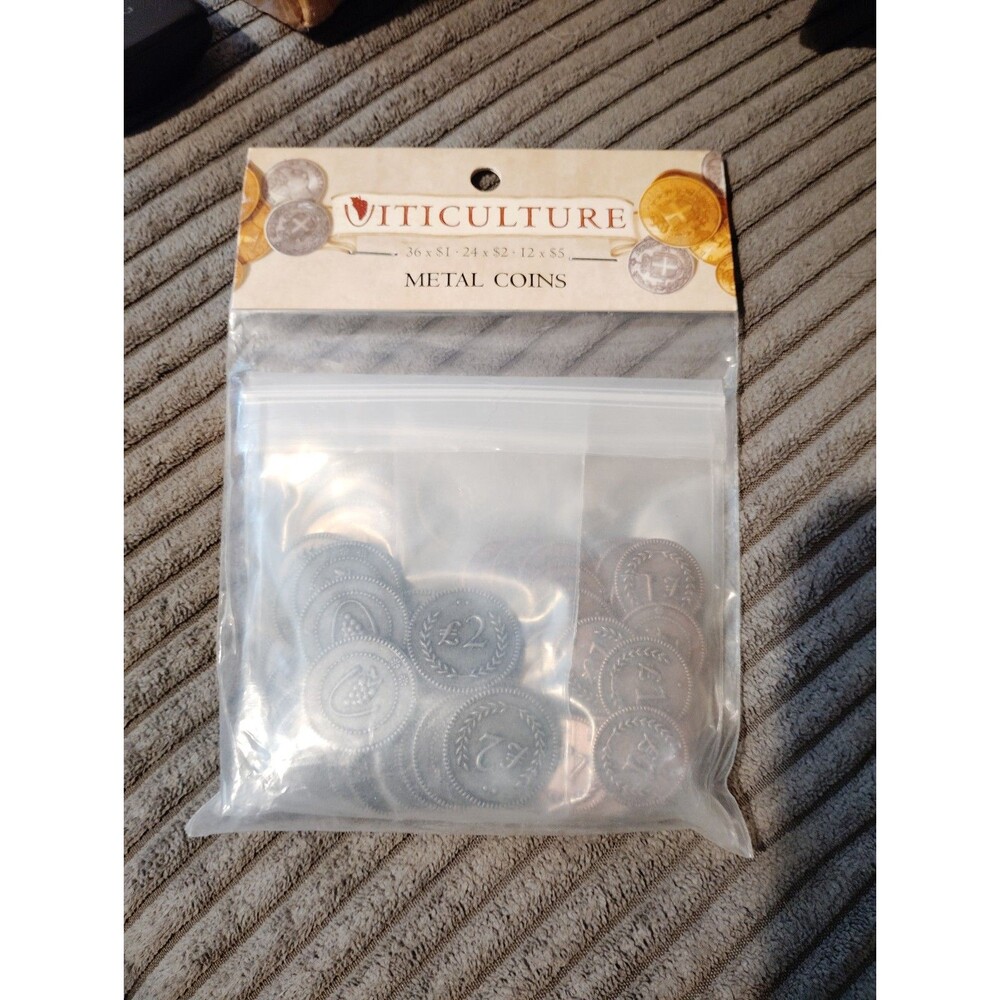 Stonemaier Games Viticulture Metal Coins Set 72